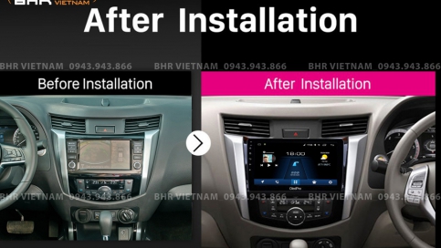 Màn hình DVD Android liền camera 360 xe Nissan Navara 2021 - nay | Oled Pro X5S 